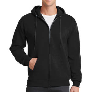 Sudadera con capucha y forro polar deportivo para hombre negro verdadero Azul Real - Product Image 4