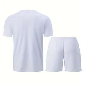 Conjunto de Shorts de Compresión Ligeros y Transpirables para Hombre, con Camiseta de Yoga de Secado Rápido, Ropa Deportiva Ajustada para Entrenamiento - Product Image 2