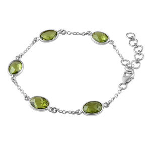 <b>Fine</b> jewelry 925 sterling silver rose quartz gemstone bracelet jewelry ready stock wholesale - Product Image 6