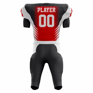 Conjunto de Jersey de Uniforme de Fútbol Americano Juvenil de Poliéster Unisex Suministro Directo de Fábrica Multi-Colorido Verano Impreso Mangas Cortas - Product Image 2