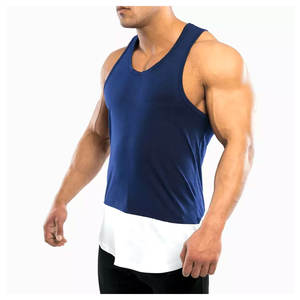 Débardeur de sport pour hommes Muscle Bodybuilding Fitness 100% haute qualité Gym Running Singlet Top pour hommes - Product Image 5