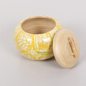 Hot Sale Spun Bamboo <b>Gift</b> <b>Box</b> With Eggshell inlay Suitable for Decorative Gergean Celebration Ramadan from Vietnam - Product Image 2