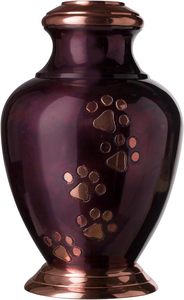 Golden Finish Metal Aluminium Metal <b>Pet</b> <b>Urn</b> for Dog Cats <b>Ashes</b> in Enamel Finished in Wholesale Prices in Export Quality - Product Image 3
