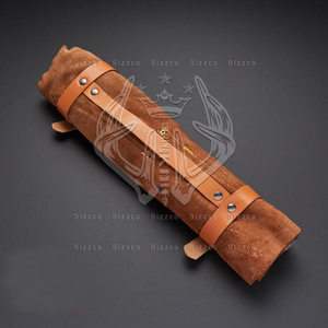 Ensemble de couteaux de chef à manche de scène en acier damas avec logo personnalisé Couteaux de cuisine utilitaires pour la cuisine - Product Image 3