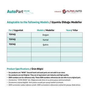 Coperchio di controllo del riscaldatore per <span class=keywords><strong>Tofa</strong></span>ş Doğan, Kartal, Şahin - Product Image 2