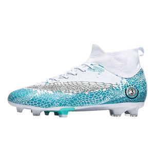 Chaussures de football professionnelles montantes pour hommes, crampons antidérapants pour terrain synthétique, entraînement et compétition - Product Image 5