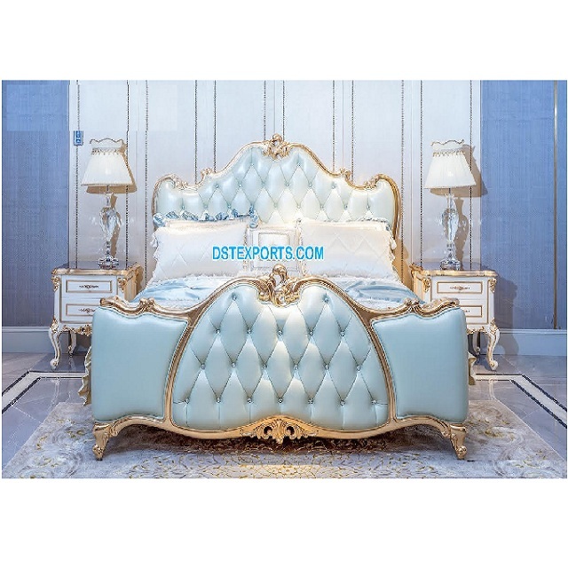 Classy Look Holz Master Room Bett Französisch Look Hochglanz Bett Mit Nachttischen Modern Look Hand Geschnitztes Bett Mit Beistell Tisch