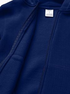 2025 Vintage otoño Streetwear hombres 100% algodón Sudadera con capucha Casual sudadera bordado cremallera diseño sólido patrón cuello con capucha - Product Image 6