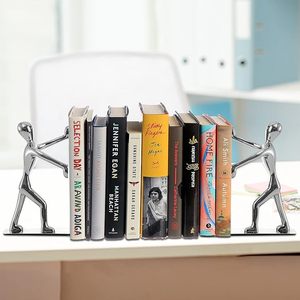 Sujetalibros de metal Sujetalibros Escritorio Revista Organizador de archivos Soporte Ajustable Sujetalibros - Product Image 3