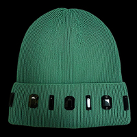 Chapeau en tricot personnalisé de haute qualité 2025, vente en gros OEM, chapeau personnalisé brodé pour l'automne et l'hiver, bonnets chauds