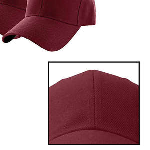 Gorra de béisbol ajustable Unisex 2025, sombrero personalizado de 5 paneles con bordado a mano, característica común de tela hecha en Pakistán - Product Image 5