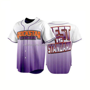 Maillot de baseball à séchage rapide sur mesure OEM vêtements de sport de softball à la mode avec broderie ensembles de style uni - Product Image 5