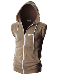 Fabricación OEM/ODM Sudadera con Capucha sin Mangas para Hombre con Forro Polar Suave, Corte Holgado y Duradero, Apta para Uso Casual - Product Image 3