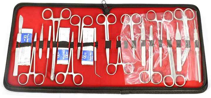 48 PCS Biology Lab Anatomy Dissection Kit Student Set with Scalpel ...