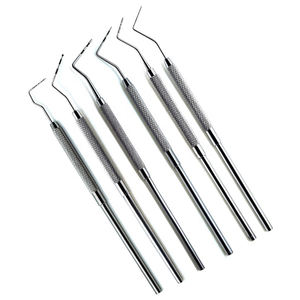 Examen de dientes dentales de acero inoxidable Cuidado bucal Dentistas Sondas dentales Precio al por mayor Cantidad a granel 6 piezas Juego de sondas dentales - Product Image 1
