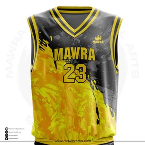 OEM Service High Quality Heat-Transfer <b>Printed</b> 100% Polyester Breathable Plus Size Winter Basketball Uniform Custom Team Number - Product Image 4