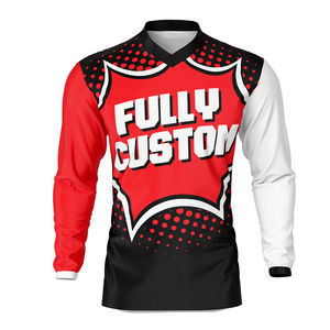 Jersey de Motocross Unisex de Diseño Único, Manga Larga, Nueva Llegada, Tejido Transpirable, Resistente al Viento, Impermeable, Protección UV - Product Image 1
