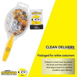 Brosse démêlante pour enfants Minions, douce pour les cheveux secs et mouillés, 150 unités, vente en gros, carton, livraison gratuite - Product Image 3