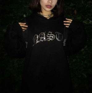 Sweat-shirt à capuche en molleton personnalisé avec broderie et strass, fermeture éclair, streetwear, pour taille plus, unisexe, 100% coton, écologique, pour l'hiver - Product Image 4