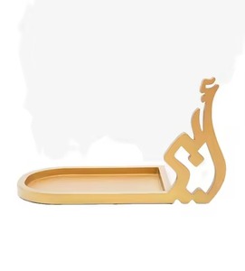 Présentoir de bougies en métal moderne Pièce maîtresse de table élégante pour salon chambre événement célébration décor - Product Image 2