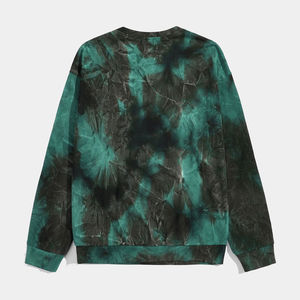 Cuello Redondo Algodón Tie Dye Sudaderas Excelente Calidad Hombres Elegantes Moda Tie Dye Sudaderas Térmicas - Product Image 4
