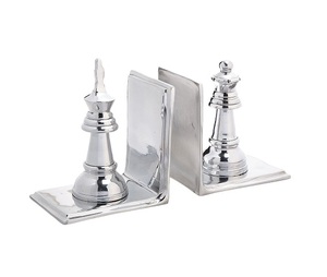 Gold Palm Tree Bookends Modern Tropical Decorative <b>Shelf</b> Stopper High Quality Brushed Metal Book Stopper for Home Use - Product Image 2