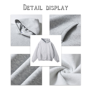 Sudaderas con Capucha de Felpa para Hombre, 100% Algodón, Transpirables, de Alta Calidad, Gruesas, para Invierno, Lisas, de Corte Regular, Personalizables - Product Image 1