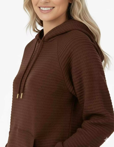 Sudadera Larga de Invierno para Mujer, Estilo Holgado, Sensación de Terciopelo Suave, Ajuste Relajado, Moda Casual Urbana, Sudadera Cómoda - Product Image 4