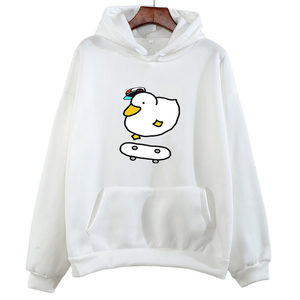 Sweat à capuche ample pour femmes Sweat-shirt surdimensionné décontracté à manches longues Top à capuche tendance Streetwear chaud d'hiver Vente en gros - Product Image 4
