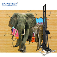Mesin Cetak Dinding UV Bergerak 3D untuk Seni Dinding Indoor Outdoor