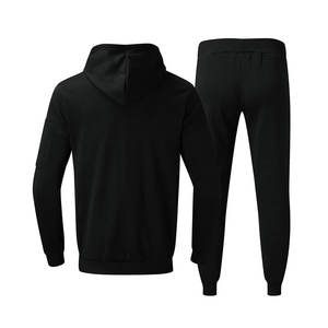 Nuevo diseño sudaderas con capucha chándal conjunto de 2 piezas chándal para hombre traje de jogging 100% algodón de talla grande - Product Image 2