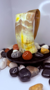 Tasse à Corne à Boire Tankard Tasse à Corne à Vin Daizcrochet Original par l'artisanat du croissant - Product Image 4