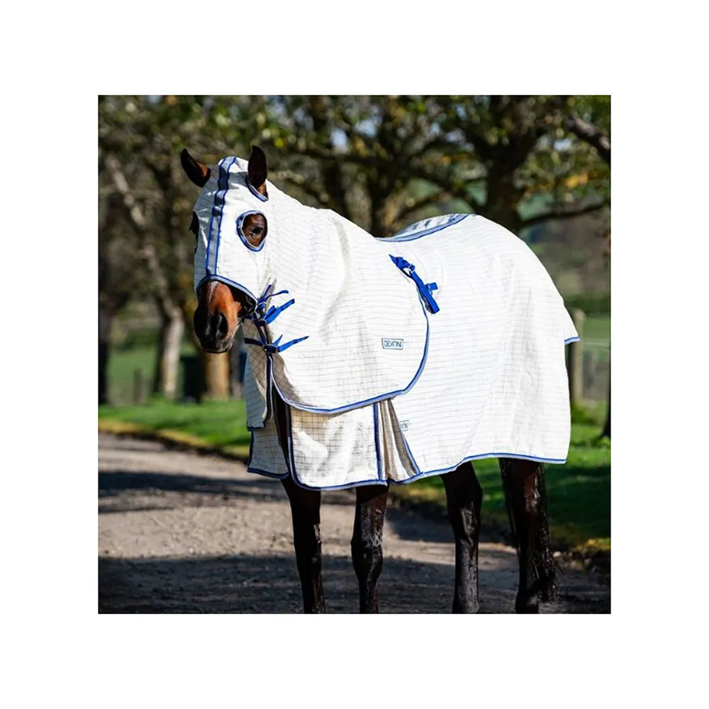 2023 классический Devon, летний роскошный капюшон для лошади, летние конные Коврики высокого качества, мягкая ткань Рипстоп, интеллектуальные
