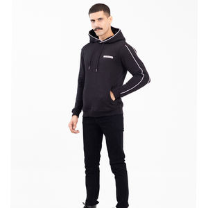 Top Trending Custom Wholesale Hombres 5XL Crocheted Spring Oversized Hoodie Pocket Heavy GSM Bordado Piping Alta calidad - Product Image 3