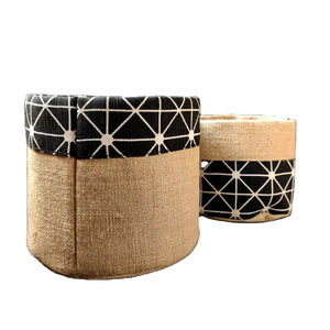 Maceta de yute hecha a medida, decoración de plantas, diseño único, Bangladesh, respetuoso con el medio ambiente para el mercado de jardines, desafiante - Product Image 1