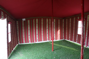 ตะวันออกกลางหรูหราผ้าใบเต็นท์ดีลักซ์กลางแจ้งตั้งแคมป์เหล็กกรอบเต็นท์ที่มีคุณภาพดีคูเวตดีลักซ์เต็นท์ - Product Image 5