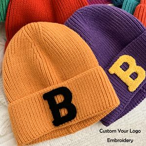 Gorro de Punto Grueso de Invierno Unisex de Alta Calidad, Gorros de Esquí con Estampado Personalizado, Logotipo Bordado, Gorro Acrílico al por Mayor - Product Image 2