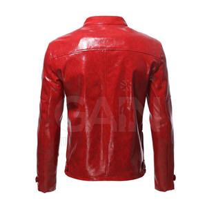 Chaqueta de invierno de cuero genuino para hombre, gran oferta, chaqueta de cuero ajustada para hombre, chaqueta de cuero personalizada, 2025 - Product Image 2