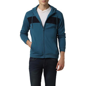 Sweats à capuche pour hommes manches longues réversible séchage rapide respirant 100% coton polyester coupe décontractée sweat à capuche pour hommes pour l'extérieur bas quantité minimale de commande - Product Image 1