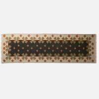 ITHL Handgefertigter Geometrischer Moderner Fleckresistenter Kelim-Teppich aus Wolle und Acryl, Rechteckiger Flachflor-Wohnzimmerteppich