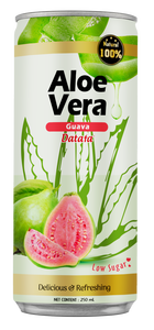 Boisson saine OEM/ODM au jus de fruits et à l'aloe vera, canette stérilisée 330ml, vente en gros, boisson naturelle originale de haute qualité à base de pulpe - Product Image 1