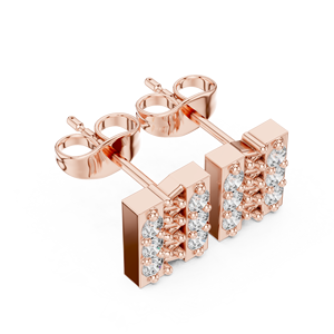 S925 plata esterlina mujer pendiente conjunto moda lujo Moissanite joyería VVS Moissanite - Product Image 2