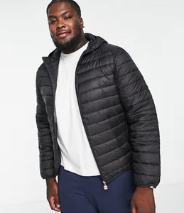 Chaqueta Bomber acolchada para hombre con cremallera, impermeable, a prueba de viento, ligera, aislada, con capucha, cálida, informal, elegante, para invierno - Product Image 5