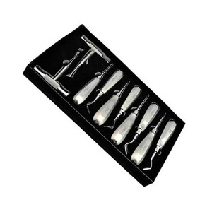 Kit d'outils dentaires manuels de haute qualité, ensemble d'instruments de soins bucco-dentaires en acier inoxydable, équipement médical durable, OEM, prix bas, 5 ans - Product Image 1