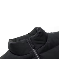 Design personnalisé Mode Gilet Rembourré Hommes Gilet Bouffant Fermeture Éclair Sans Manches Matelassé Rembourré Gilet Survêtement Streetwear Vêtements
