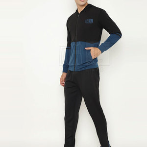 Conjunto Deportivo de Forro Polar para Hombre, con Capucha, Casual, Sólido, Talla Grande, Transpirable, Cintura Elástica - Product Image 3