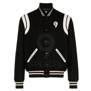 แจ็กเก็ตเลตเตอร์แมนดีไซน์โดดเด่นสำหรับผู้ชายเสื้อผ้าแนวสตรีทสำหรับฤดูหนาวและใส่ได้ทุกวันเพื่อให้ความอบอ่่าน - Product Image 1