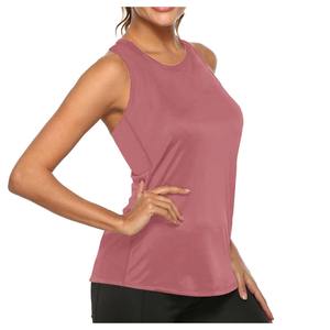 Camiseta sin mangas atlética de talla grande OEM/ODM para mujer, talla incluida, elástica y cómoda para entrenamiento durante todo el día - Product Image 3