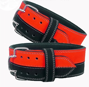GAF logotipo personalizado impresión al por mayor gimnasio cinturón de levantamiento de pesas/cuero de vaca cinturón de levantamiento de pesas en precio barato - Product Image 1