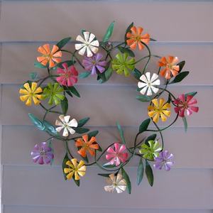 Design en forme d'anneau cintre de couronne en métal élégant pour Homer hôtel porte décor cintre de couronne en métal en haute vente pas cher - Product Image 5